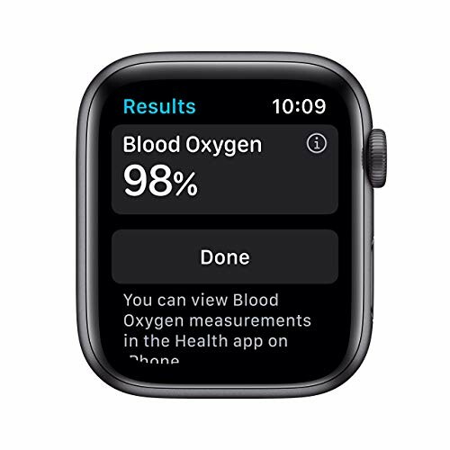 Apple Watch Series 6 showing blood oxygen level at 98%